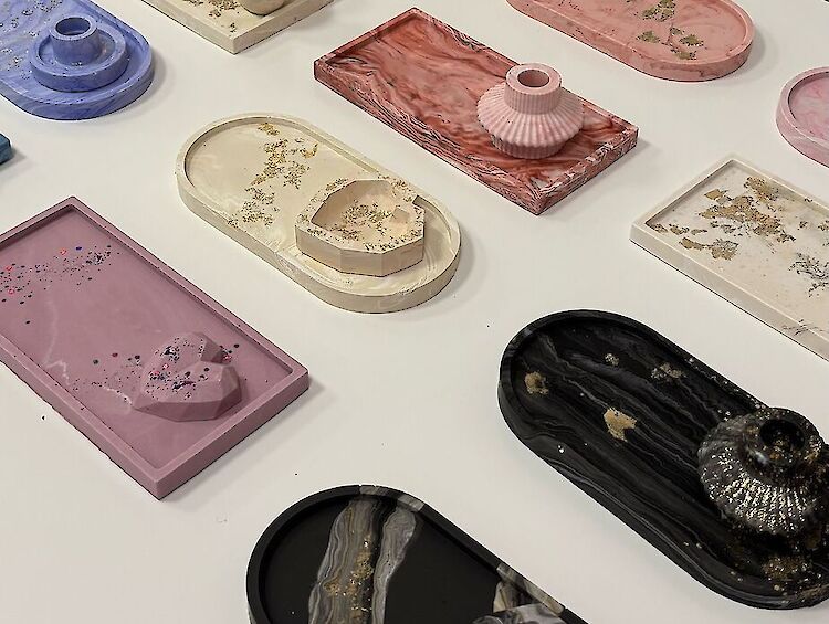 Jesmonite workshop